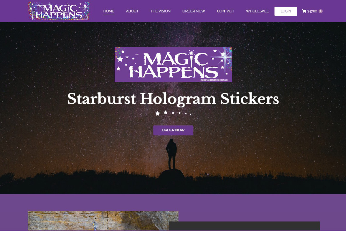 Magic Happens Sticker