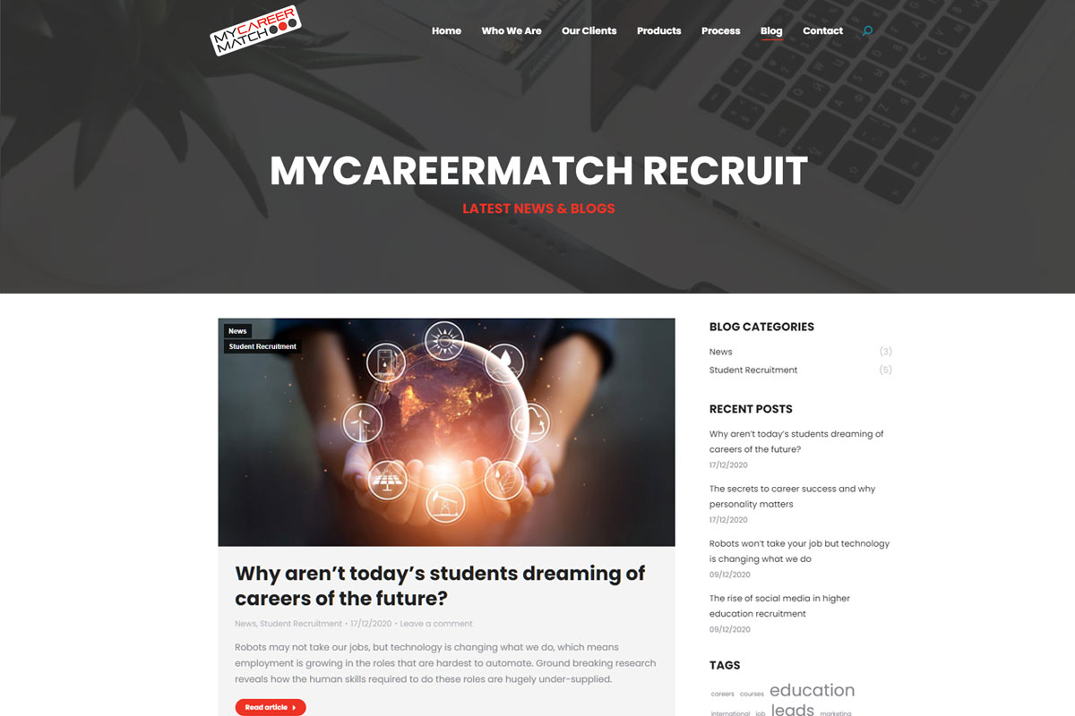 My CareerMatch Recruit